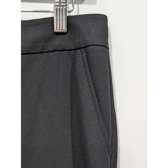Lafayette 148 Back High Waist Wide Leg Wool Crepe Office Dress Trouser Pants, 4 - Picture 5 of 11